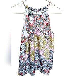 Paisley Mandala Halter Blouse